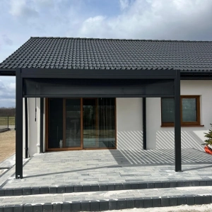Pergola Nordvic Skyline 3x4 z roletą 4 m